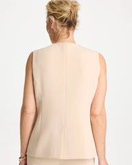 Chico's Split Hem Crepe Vest