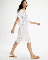 Chico's Woven Long Swim Cover-Up