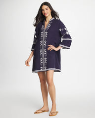 Chico's Woven Embroidered Swim Cover-Up