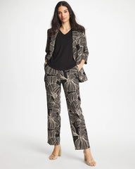 Chico's Ginkgo Crepe Tapered Ankle Pants