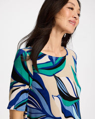Chico's Travelers™ Marble Flora Swing Tunic
