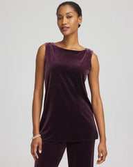 Chico's Travelers™ Velvet Side-Slit Tank