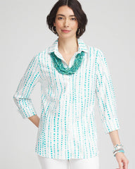 Chico's No Iron™ Sateen Bubble Print Shirt