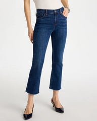 Chico's Petite Girlfriend Fray Hem Kick Flares