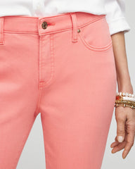 Chico's Girlfriend Fray Hem Kick Flare Jeans
