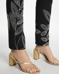 Chico's Floral Soutache Brigitte™ Slim Pull-On Ankle Pants
