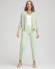 Chico's Brigitte™ Wide Leg Plaid Cropped Pants