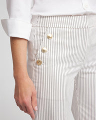 Chico's Emme Striped Sailor Straight Crops