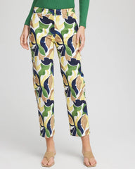 Chico's Emme Straight Mod Cropped Pants