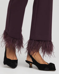 Chico's Juliet Feathered Flared Cropped Pants