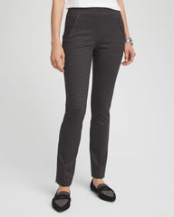 Chico's Juliet Tonal Check Ankle Pants