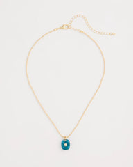 Chico's Genuine Jade Stone Pendant Necklace