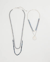 Chico's Siren Pendant Layered Necklace