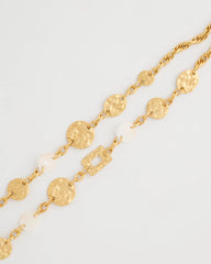 Chico's Pearl Hammered Short Necklace