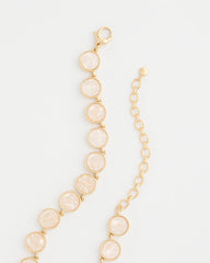 Chico's Pearlescent Rounded Collar Necklace