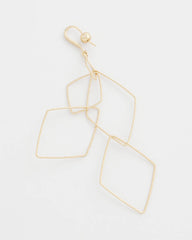Chico's Diamond Shaped Linear Earrings
