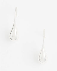 Chico's No Droop™ Silver Tone Teardrop Threader Earrings