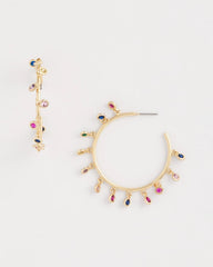 Chico's Multi-Color Hoop Earrings