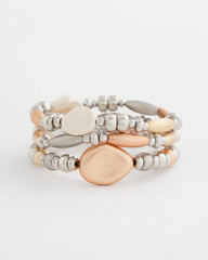 Chico's Mixed Metal Stretch Set of Three