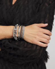 Chico's Silver Hinge Bangle