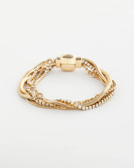 Chico's Goldtone Multistrand Bracelet