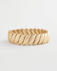 Chico's Matte Twist Stretch Bracelet