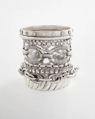 Chico's Large Pave Link Toggle Bracelet