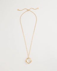 Chico's Butterfly Wing Monocle Necklace
