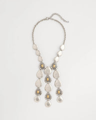 Chico's Island Metal Linear Necklace