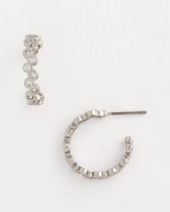 Chico's No Droop® Silvertone Hoop Earrings