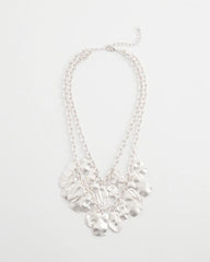 Chico's Double Square Charm Pendant Necklace