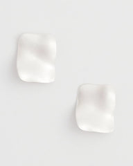 Chico's Square Oversized Stud Earrings