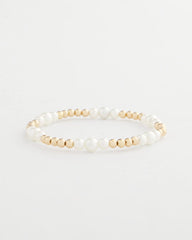 Chico's Goldtone Bead Stretch Bracelet