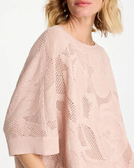 Chico's Boatneck Rounded Hem Poncho