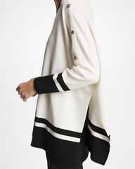 Chico's Button Detail Poncho