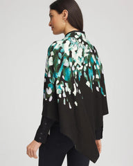 Chico's Convertible Knit Boatneck Poncho