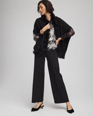 Chico's Faux Fur Cocoon