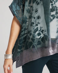 Chico's Velvet Burnout Passion Poncho