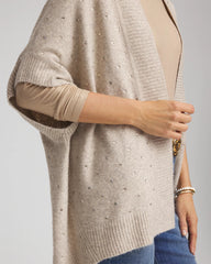 Chico's Embellished Cocoon Ruana
