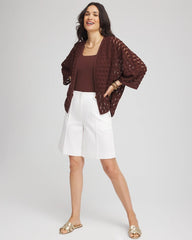 Chico's Short Woven Kimono