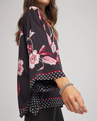 Chico's Short Floral Kimono