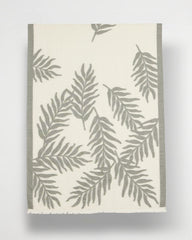 Chico's Palm Embroidered Oblong Scarf