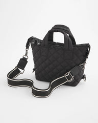 Chico's Quilted Cross Body Sport Tote Bag