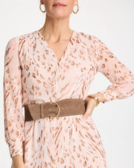 Chico's Suede Pull Through Sash Belt