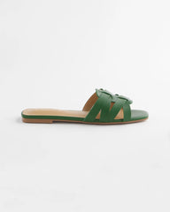 Chico's Cassidy Cross-Strap Slide Sandals