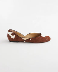 Chico's Sophie Pony Haircalf Leather Flats