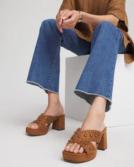 Chico's Vale Western Suede Block Heels