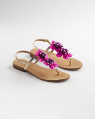 Chico's Sunset Flower Sandal