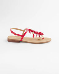Chico's Coral Beach T-Strap Sandals