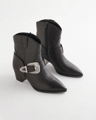 Chico's Kris Western Buckle Boots